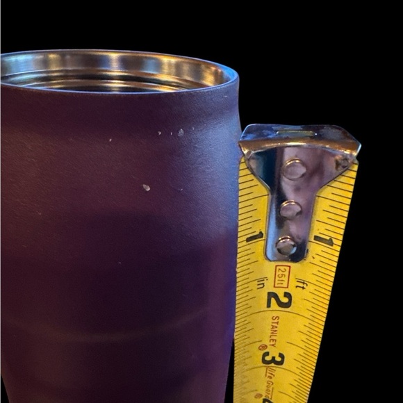 Like New Used Once!!!! 36 oz Stanley Plum/Orange accents - see pics -Great Gift! - Picture 7 of 12